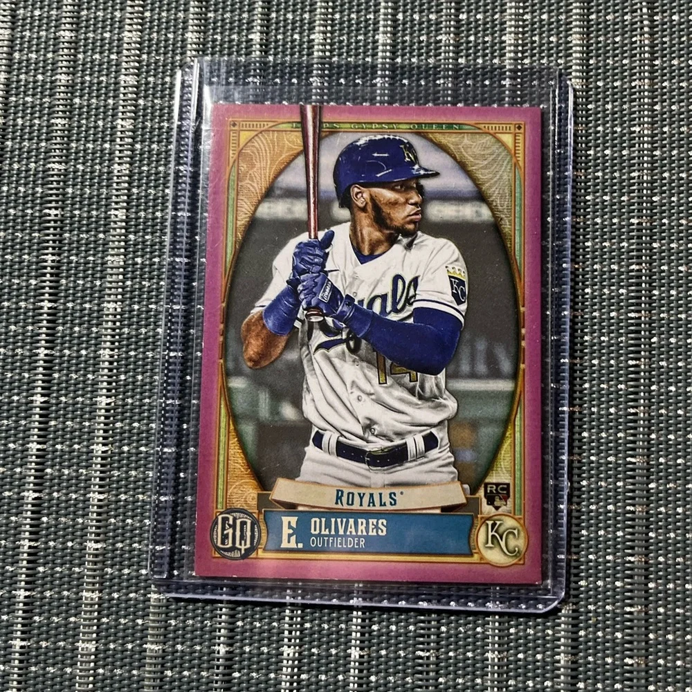 Num RC: 18/75 ⚾️ Edward Olivares Topp’s (GQ) Gypsy Queen Rookie Baseball Card #4